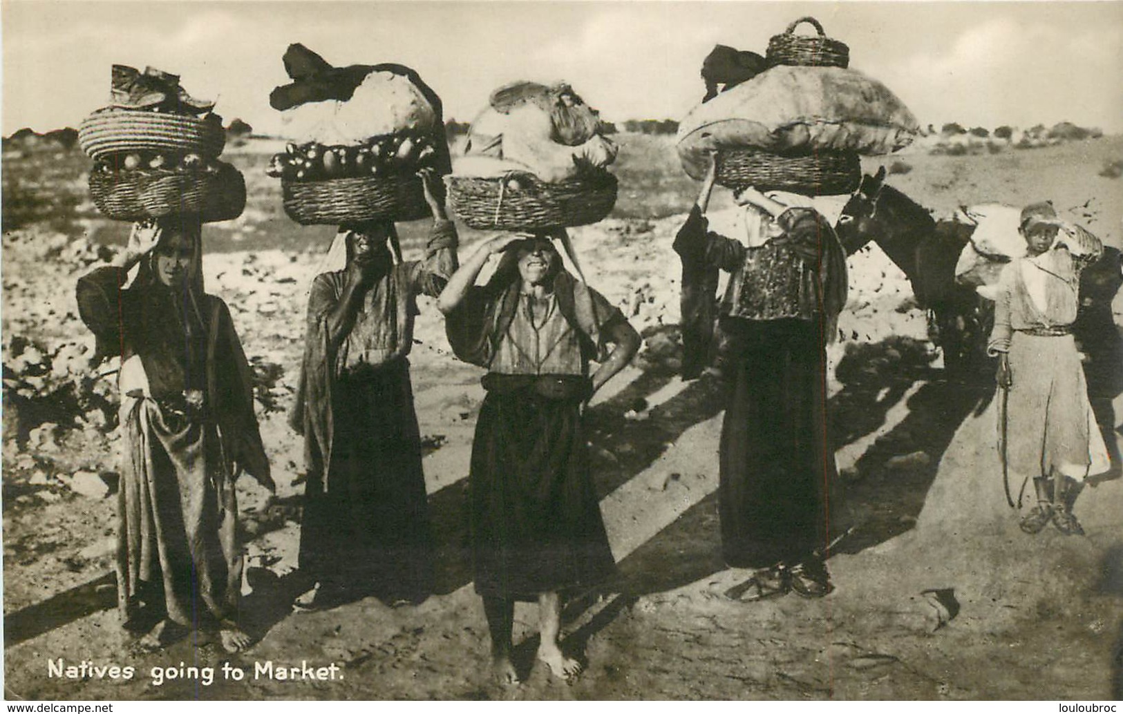 NATIVES GOING TO MARKET - Israele