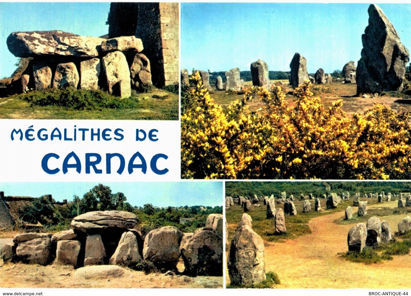 LOT N°1205 - LOT DE + 100 CARTES DE CARNAC - LES MENHIRS ET LES DOLMENS - BRETAGNE MEGALITHIQUE