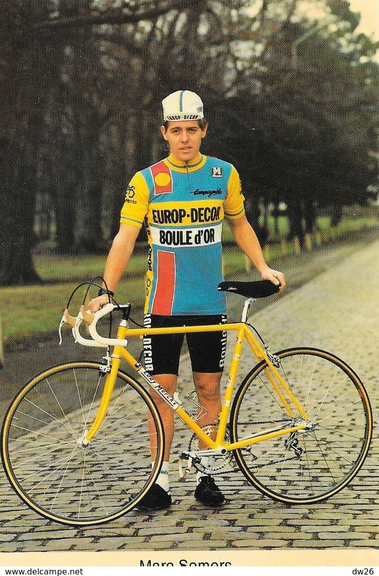 Cycliste: Marc Somers, Equipe De Cyclisme Professionnel: Team Europ-Decor, Boule D'Or, Belgique 1984 - Sport