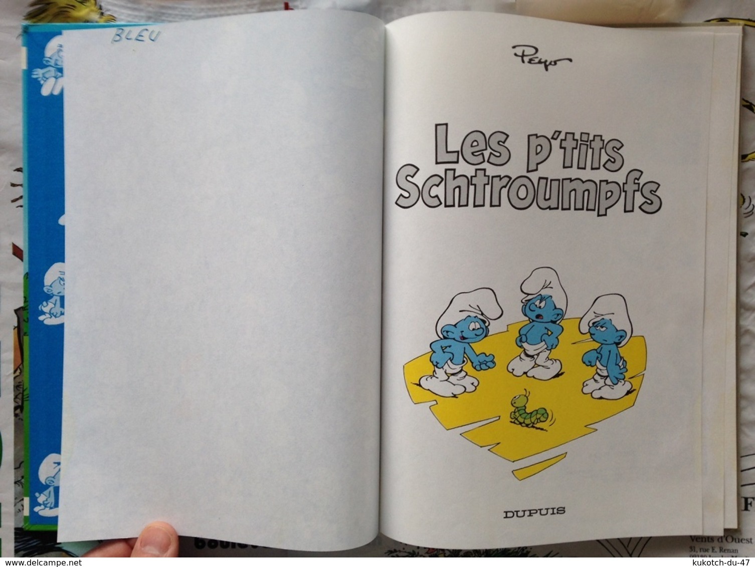 BD Les P'tits Schtroumpfs - Peyo (1988) - Schtroumpfs, Les - Los Pitufos