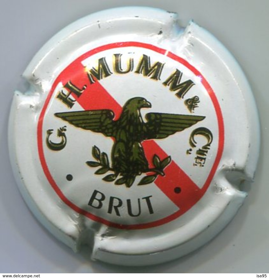 CJ-CAPSULE-CHAMPAGNE MUMM & Cie N°102 Blanc, Barre Rouge, Brut - Mumm GH Et Cie