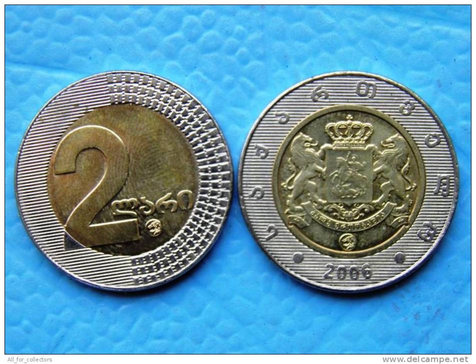Coin From Georgia, 2 Lari 2006 Year - Georgië