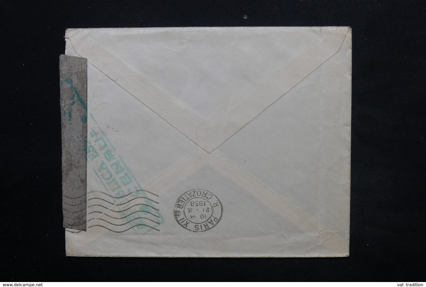 ESPAGNE - Enveloppe De Gerona Pour Paris En 1938 , Censure  - L 24914 - Republikeinse Censuur