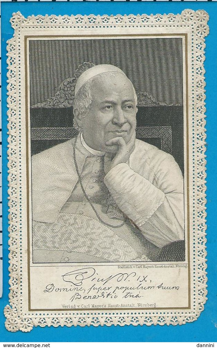 Holycard   Canivet    Pius IX - Santini