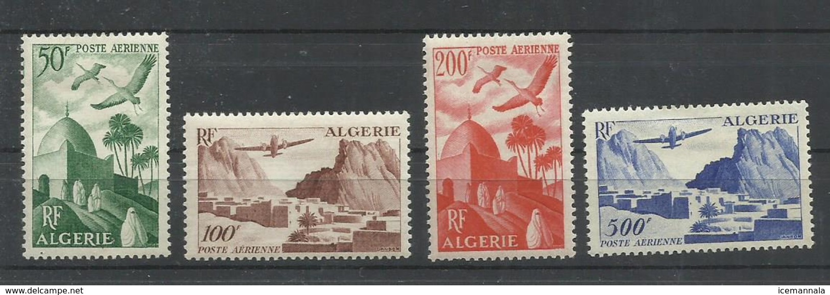 ARGELIA YVERT AEREO 9/12  MH  * - Airmail