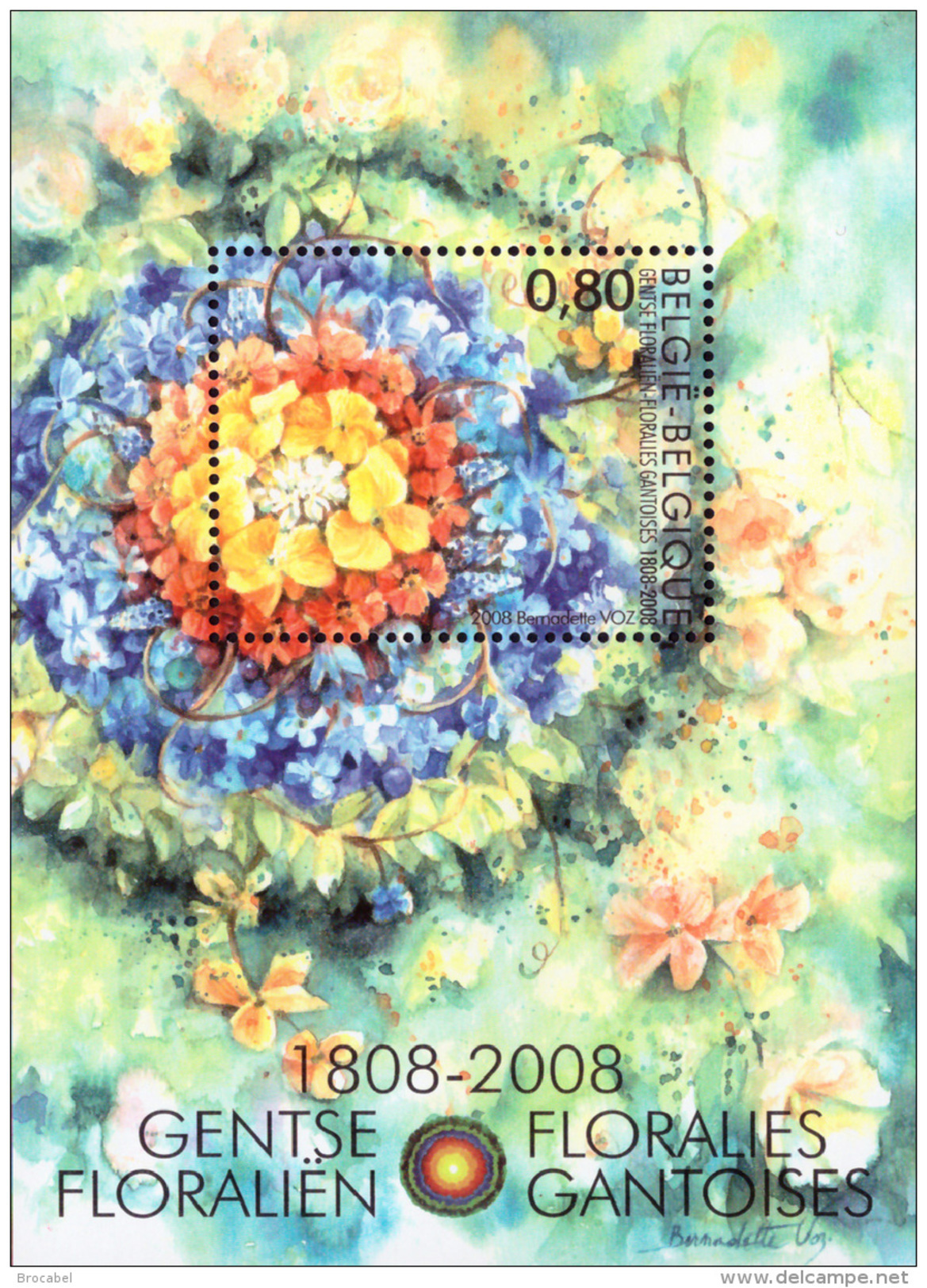 Belgium BL 152**  Floralies Gantoises 2008  MNH - 1961-2001