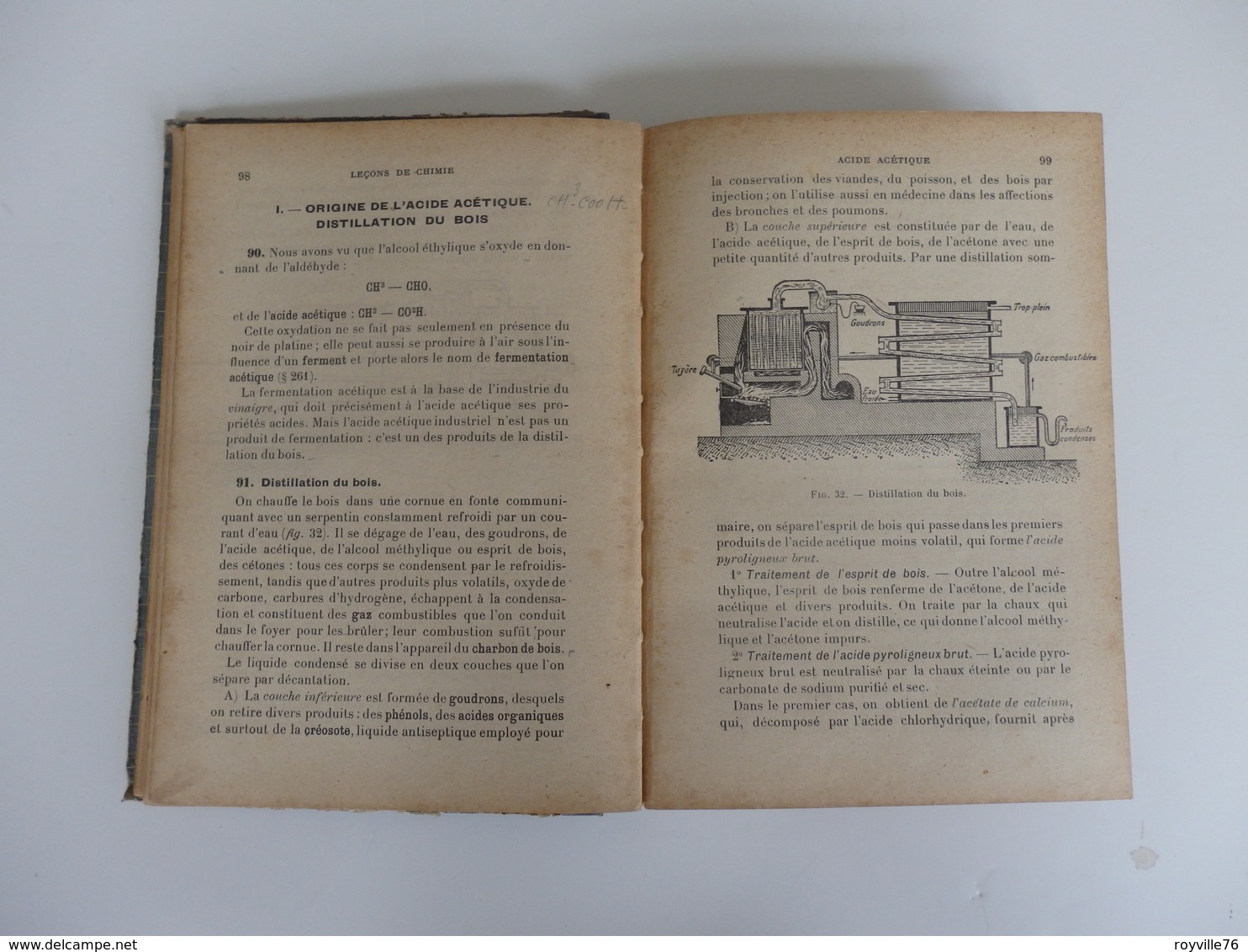 Livre 85 P. Leçons De Chimie Brevet Supérieur, écoles Normales De Mme B. Gauthier-Echard. - 18 Ans Et Plus