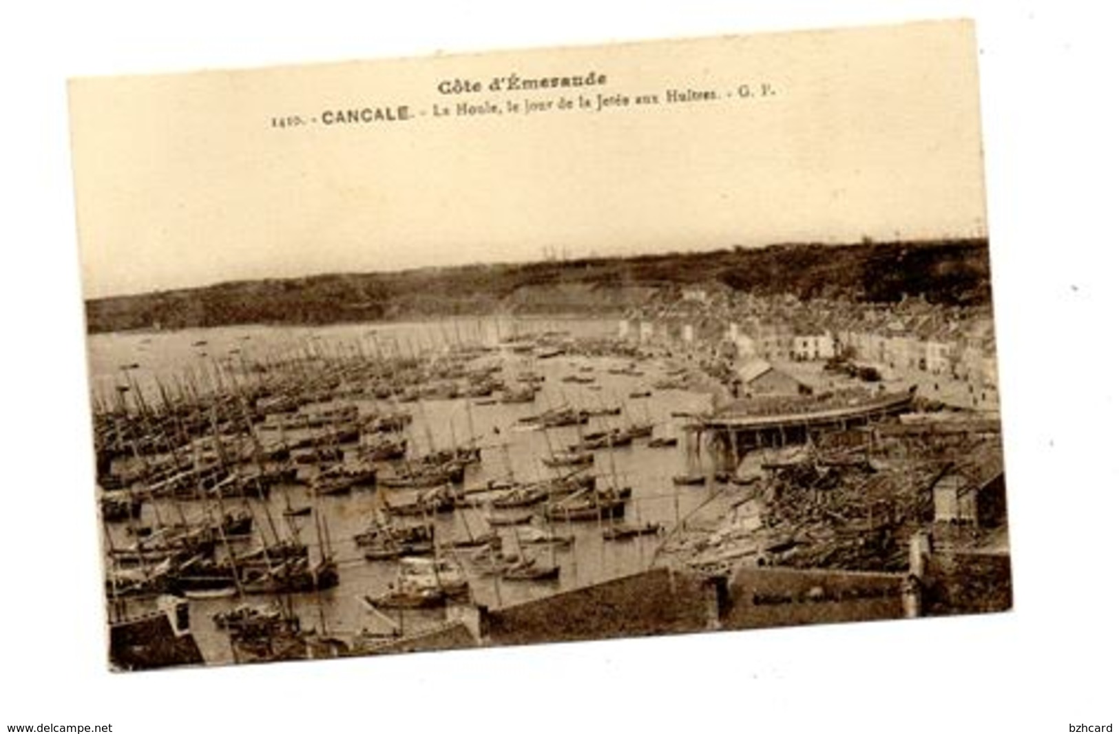 Cancale La Houle , Le Jour De La Jetée Aux Huîtres - Cancale