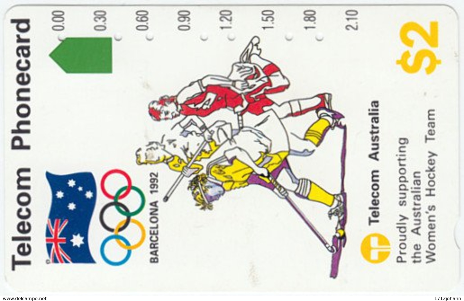 AUSTRALIA A-628 Optical Telecom - Event, Sport, Olympic Games - Used - Australie