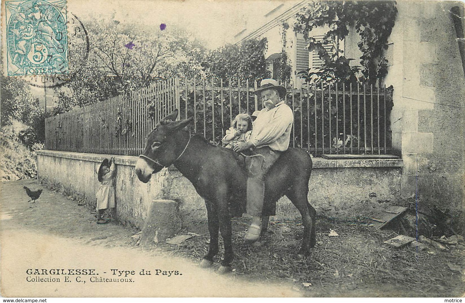 GARGILESSE - Type Du Pays, Un âne. - Anes