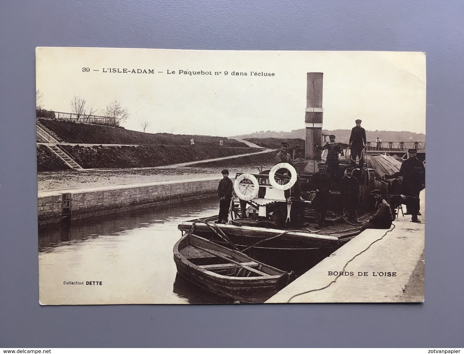 L' ISLE-ADAM - La Paquebot Dans L' écluse - Bords De L'Oise - Bateau - Scheepvaart - Péniche - Maritime - Pontoise