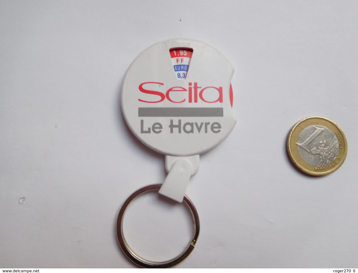 Beau Porte Clés , Tabac Seita Le Havre , Convertisseur Franc - Euro - Porte-clefs