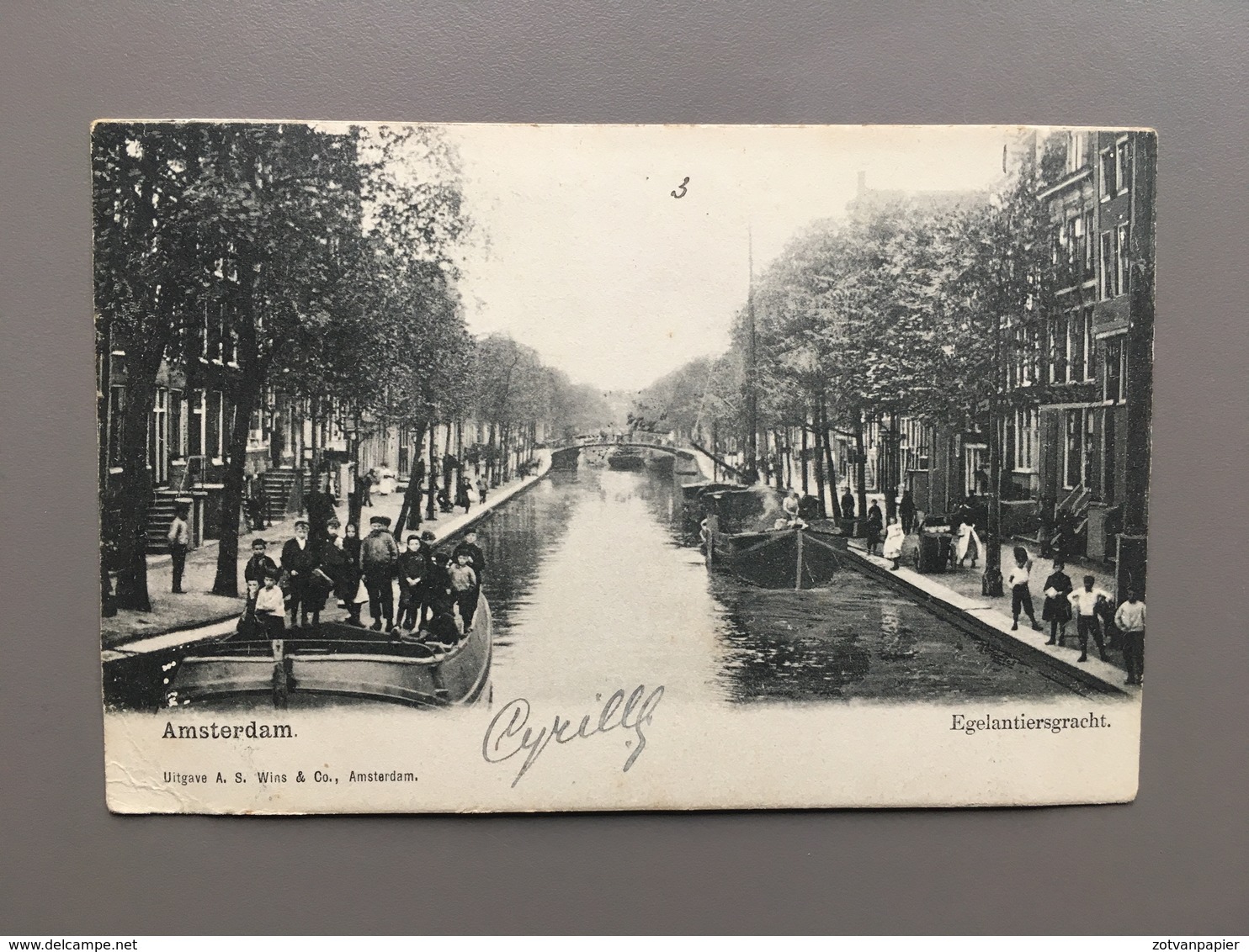 AMSTERDAM - Egelantiersgracht - 1905 - Amsterdam
