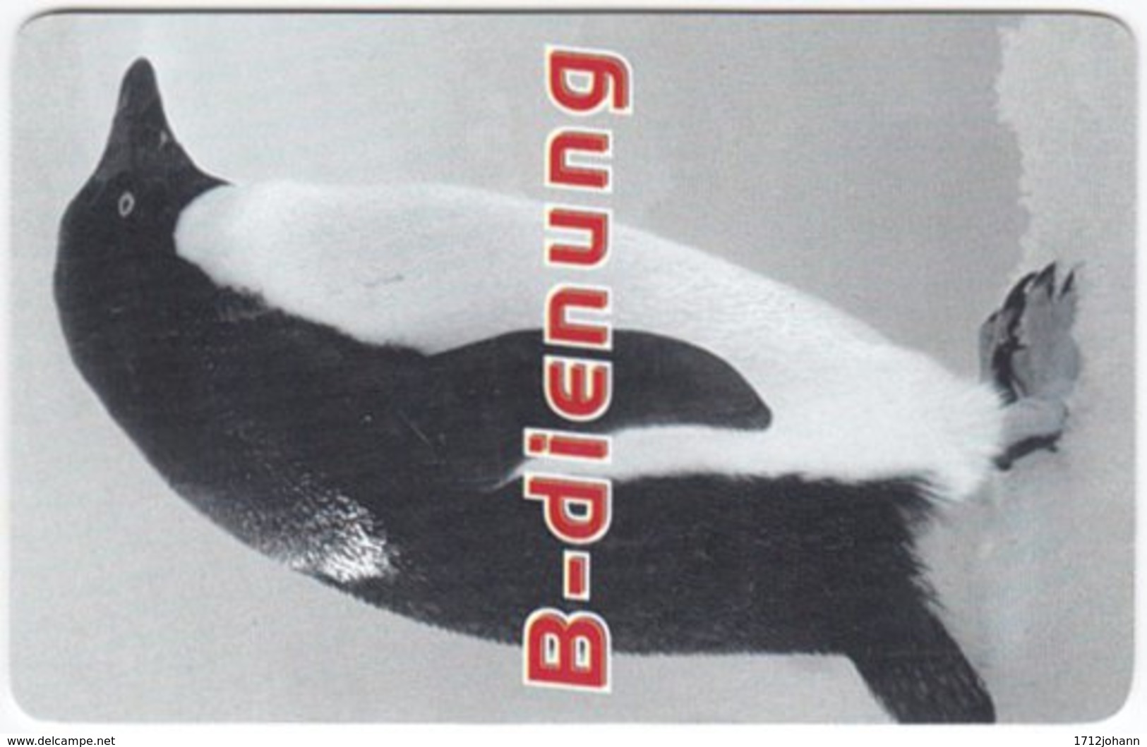 AUSTRIA O-334 Prepaid B-free - Animal, Bird, Penguin - Used - Austria