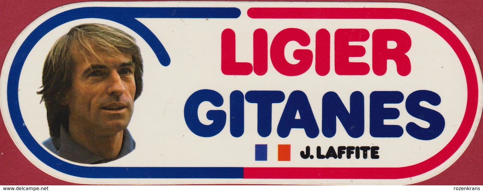 Sticker Autocollant Ligier Gitanes Formule 1 Formula Jacques Laffite Constructeur Automobile Français Racing Car - Autocollants