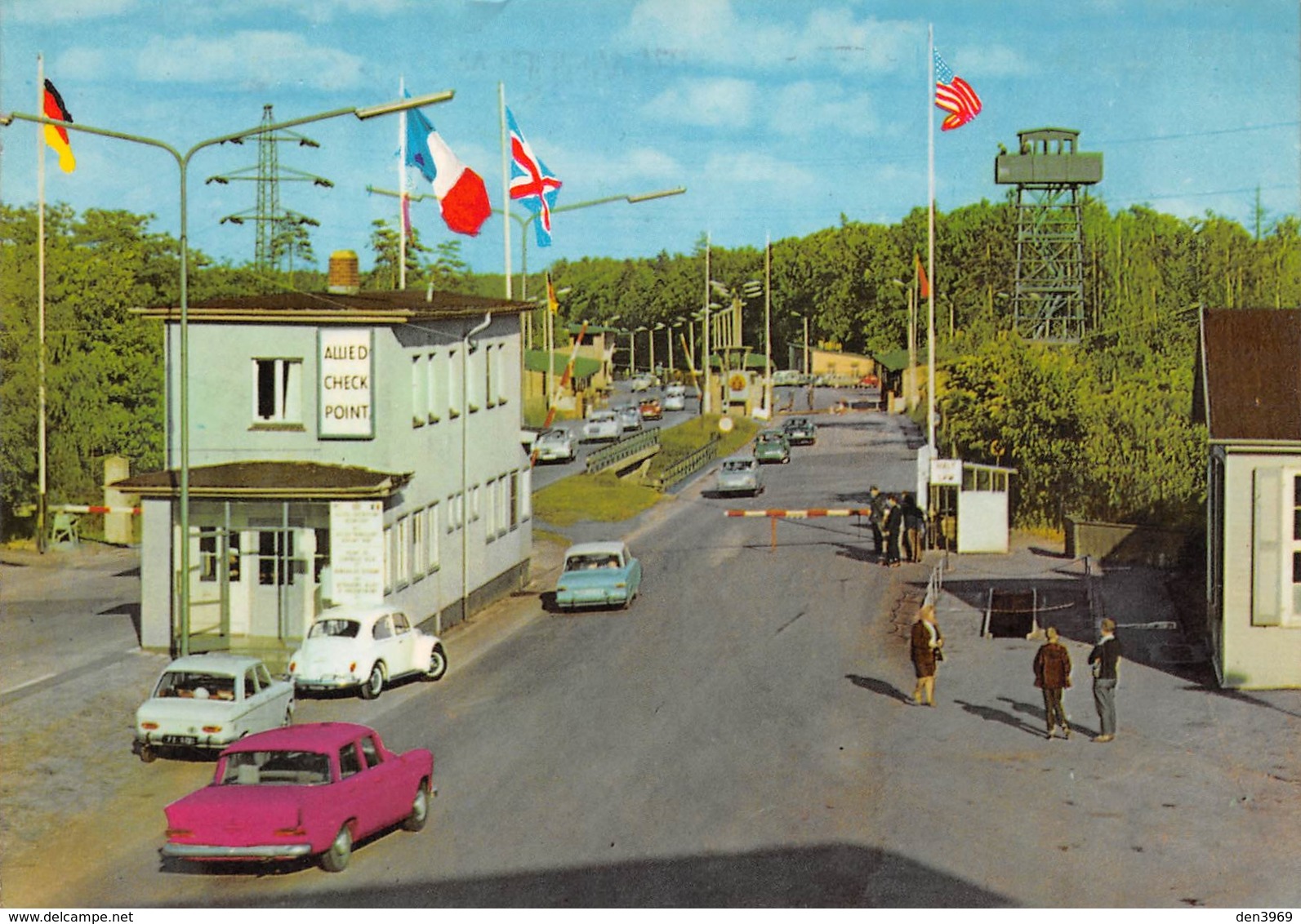 Allemagne - Basse-Saxe - HELMSTEDT - Zonengrenze - Douanes - Automobiles - Allied Check Point - Mirador - Helmstedt