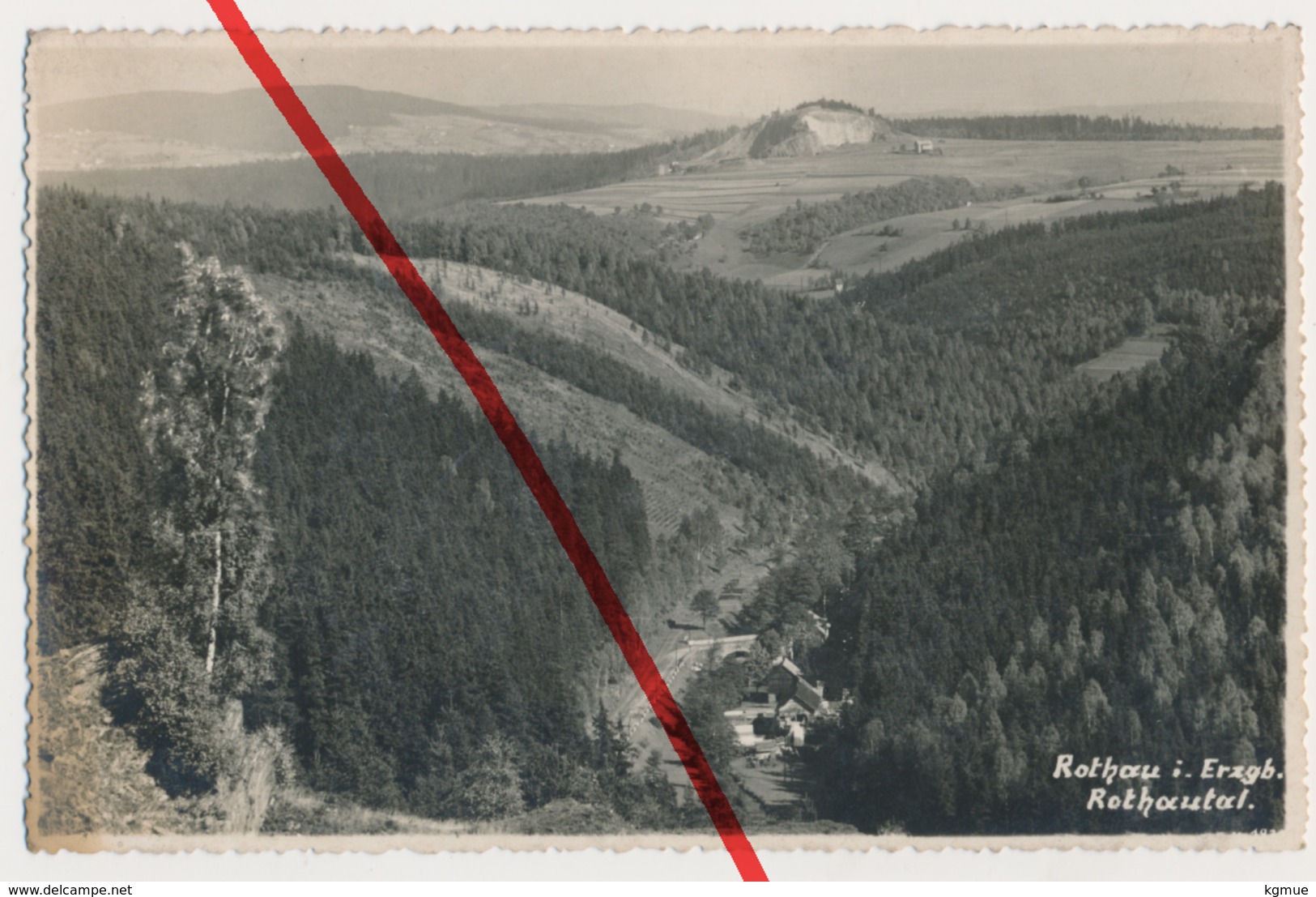 Original Foto - Rothau Im Erzgebirge - Sudetenland - 1941 - Rotava - Sudeten