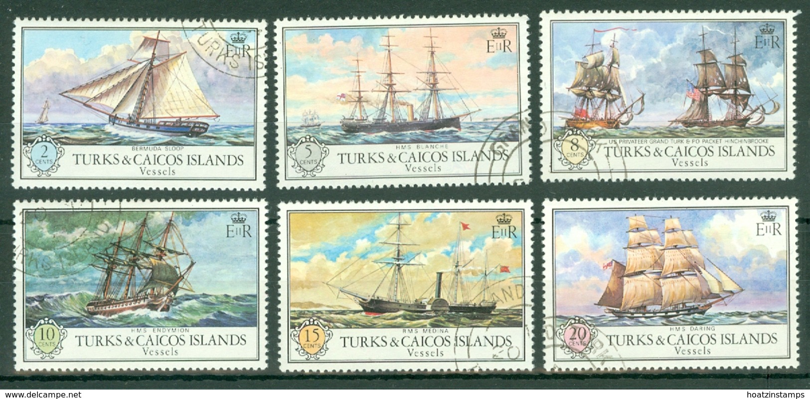Turks & Caicos Is: 1973   Vessels   Used - Turks And Caicos