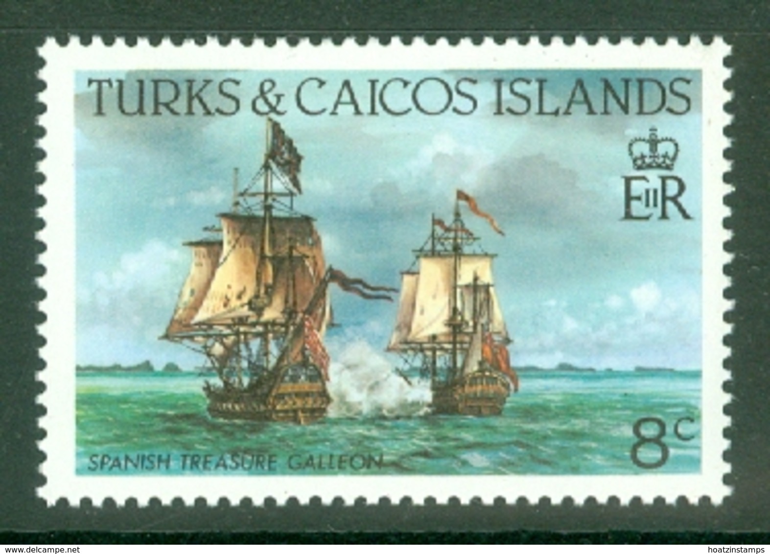 Turks & Caicos Is: 1983/85   Ships   SG771    8c  [Perf: 14]  MNH - Turks And Caicos