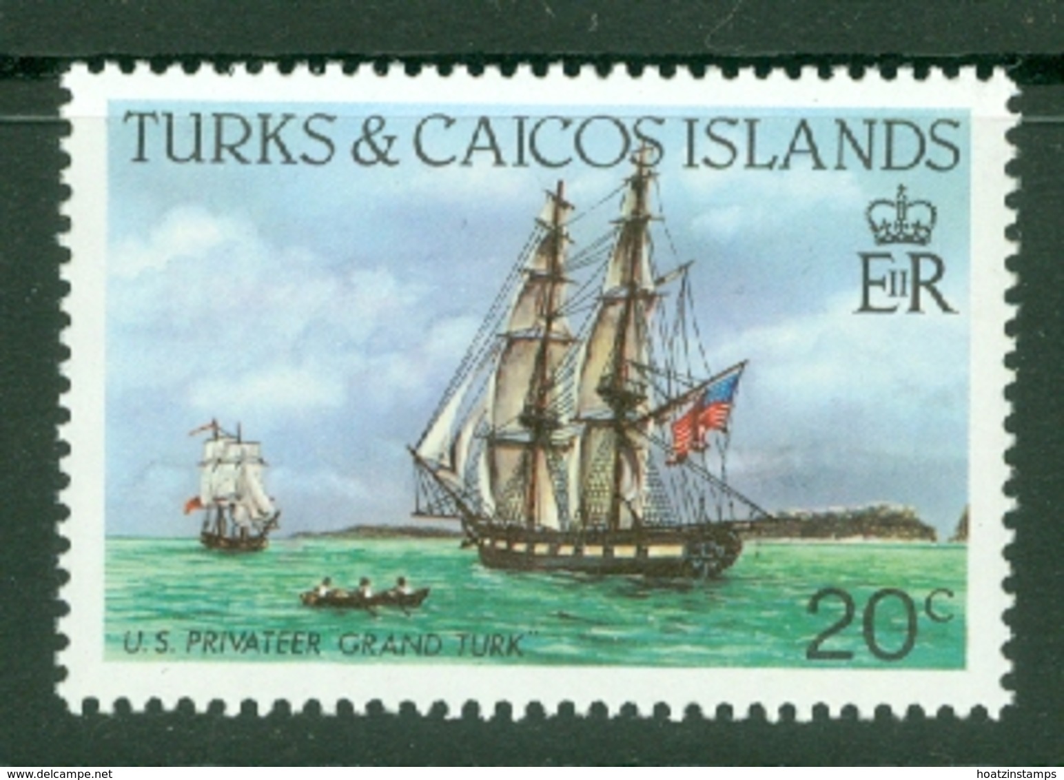 Turks & Caicos Is: 1983/85   Ships   SG773    20c  [Perf: 14]  MNH - Turks And Caicos