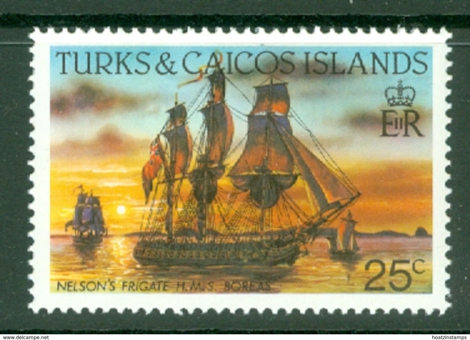 Turks & Caicos Is: 1983/85   Ships   SG774    25c  [Perf: 14]  MNH - Turks And Caicos