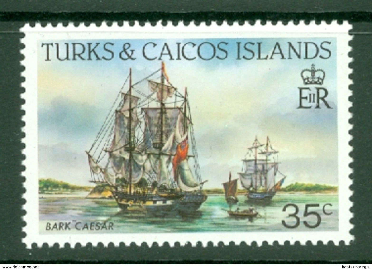 Turks & Caicos Is: 1983/85   Ships   SG776    35c  [Perf: 14]  MNH - Turks And Caicos