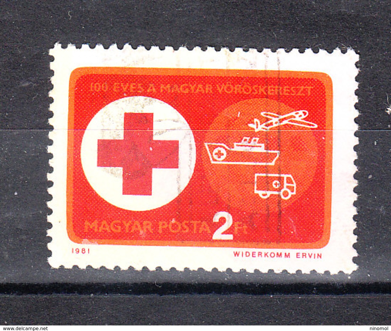 Ungheria  Hungary - 1981. Croce Rossa: Mezzi Di Trasporto. . Red Cross: Transport Means - Croce Rossa