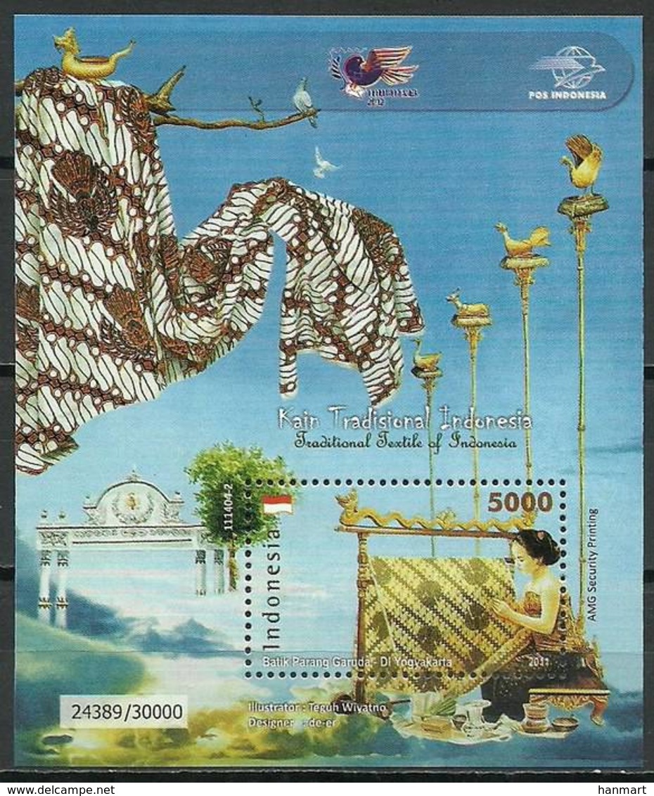 Indonesia 2011 Mi Bl 269 MNH ( ZS8 INSbl269dav136 ) - Indonesia