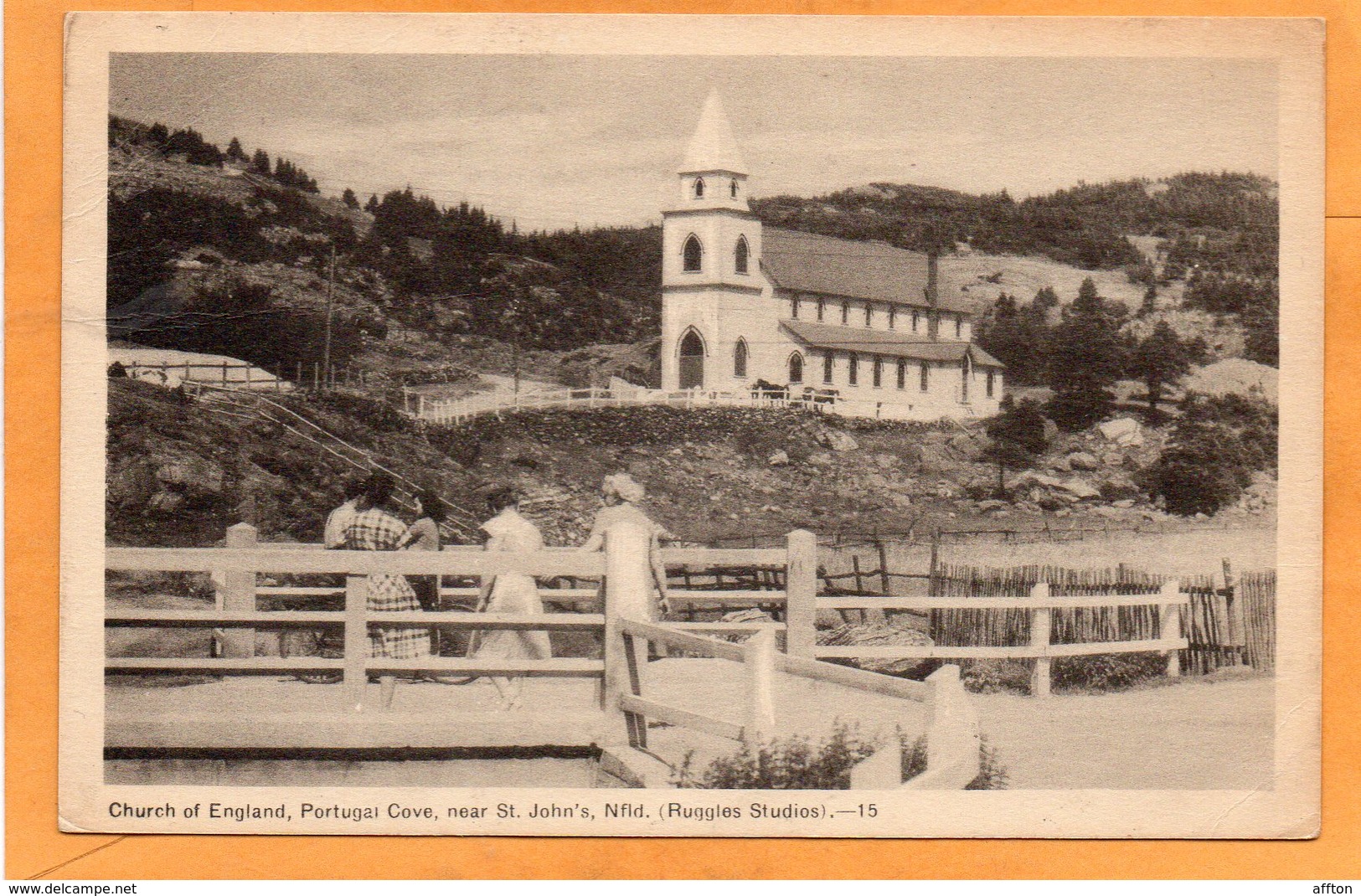 Portugal Cove St Johns Nfld Canada 1949 Postcard - St. John's