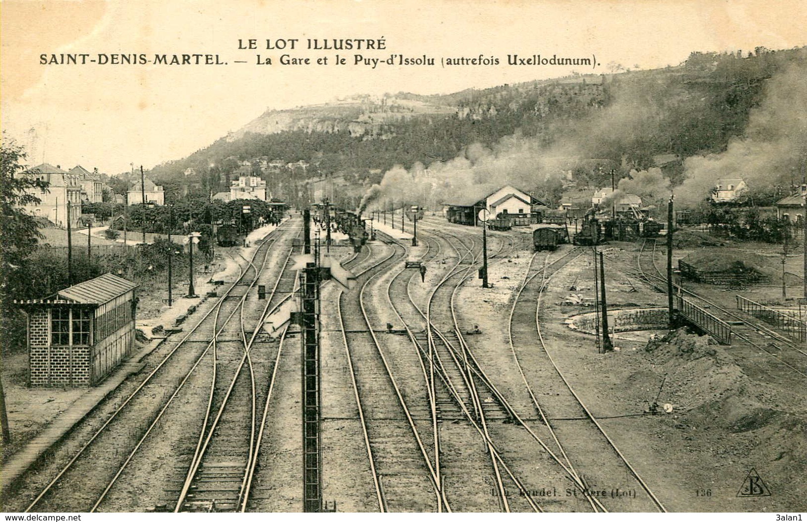 SAINT DENIS MARTEL  =  La Gare Et Le Puy  515 - Other & Unclassified