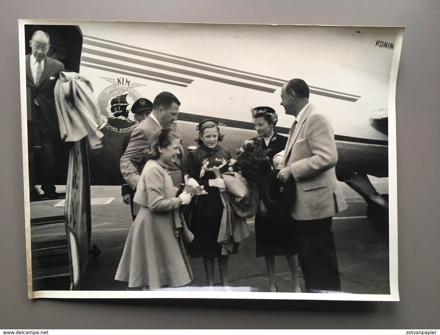 FORD Henry - Visiting Belgium - Melsbroek - KLM - Dakota - Auto's