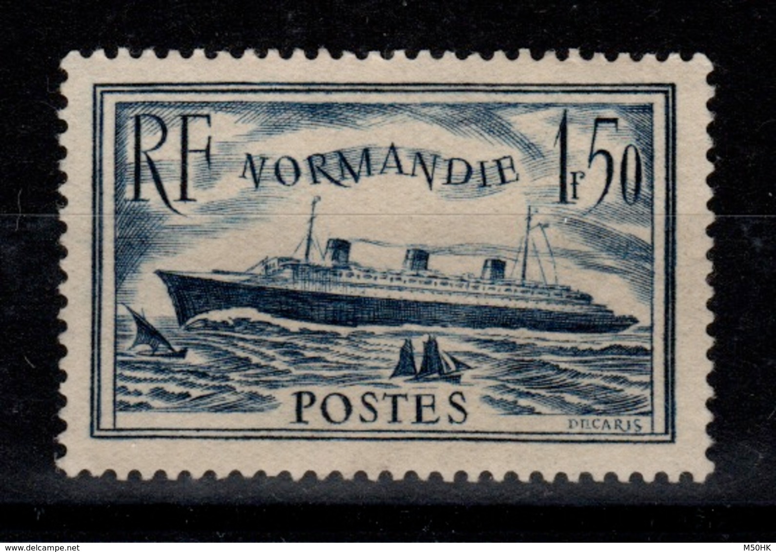 YV 299 N** Paquebot Normandie Cote 35 Euros - Unused Stamps