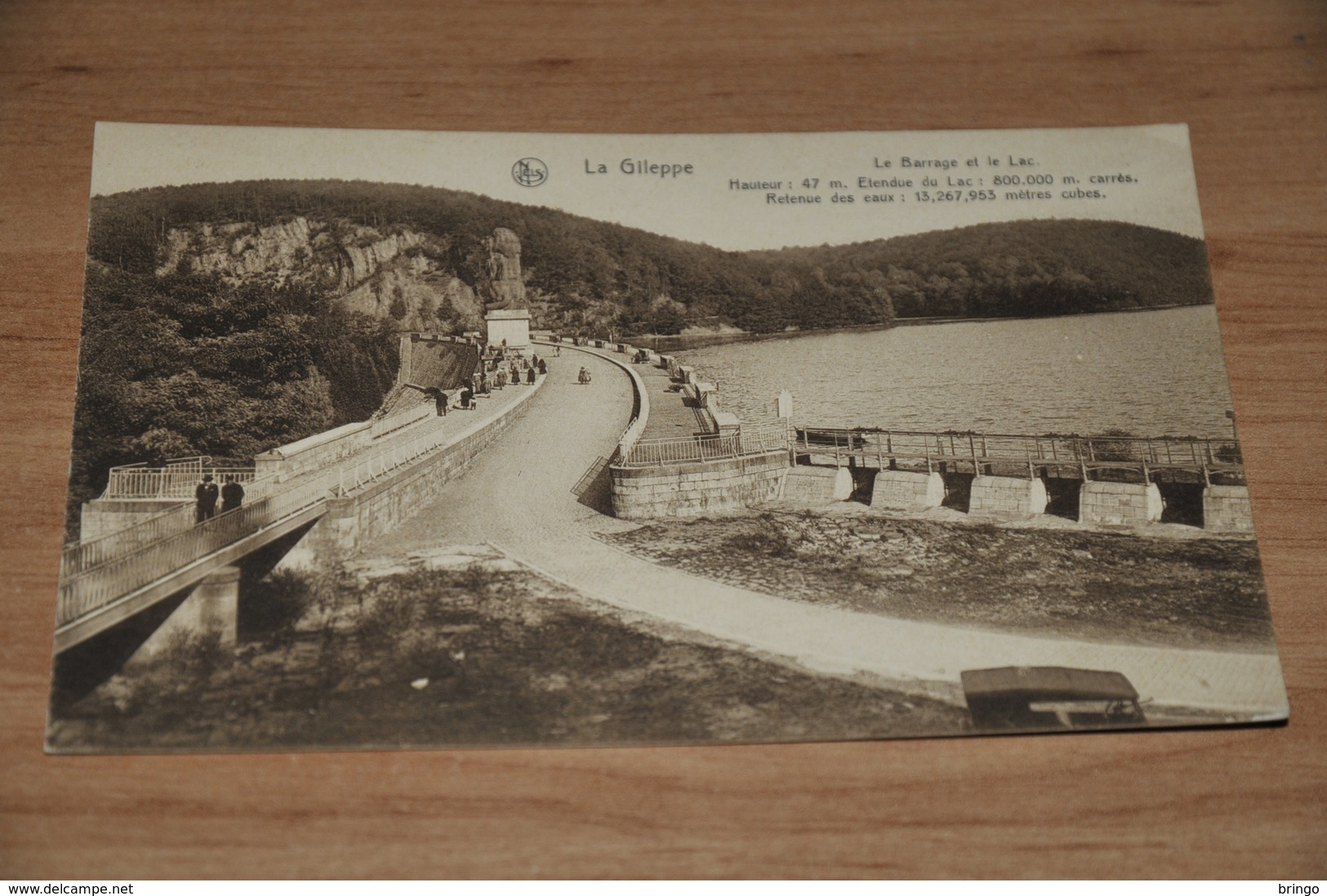 8166-   LA GILEPPE, LE BARRAGE ET LE LAC - Gileppe (Stuwdam)