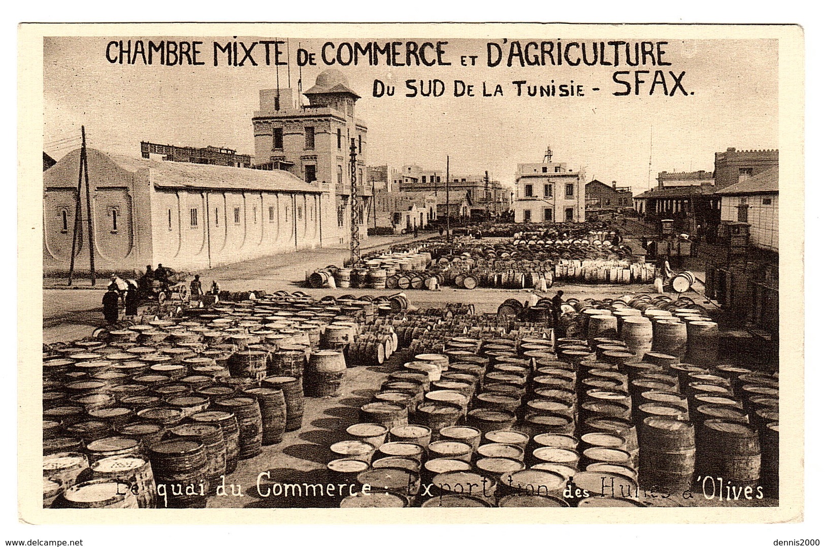 SFAX - Le Quai Du Commerce - Exportation Des Huiles D' Olives - Tunisia