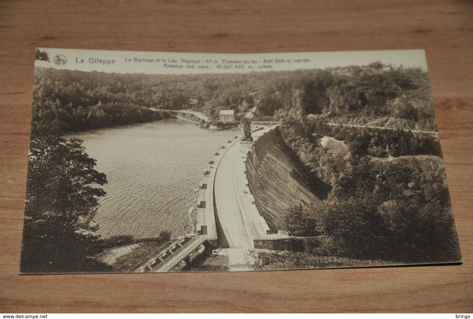 8169-   LA GILEPPE,  LE BARRAGE ET LE LAC - Gileppe (Barrage)