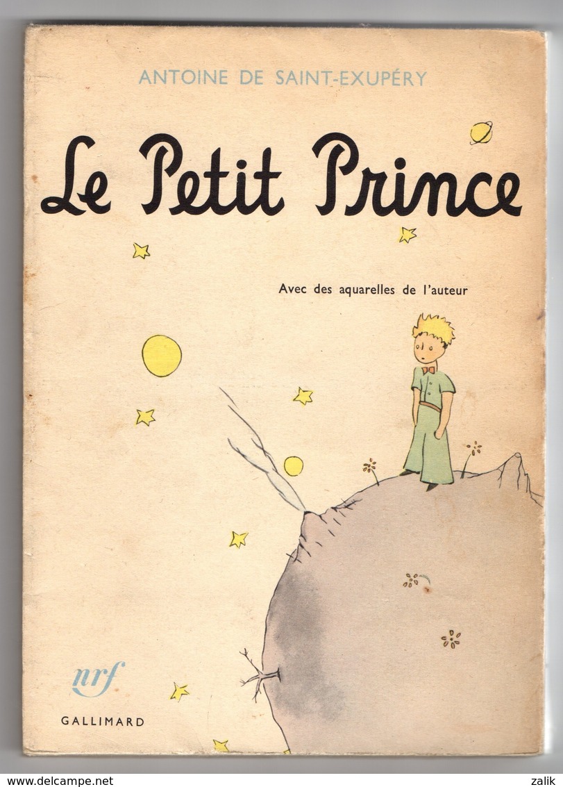 Le Petit Prince - Antoine De Saint-Exupéry - Edition Gallimard 1964 - Ideal Bibliotheque