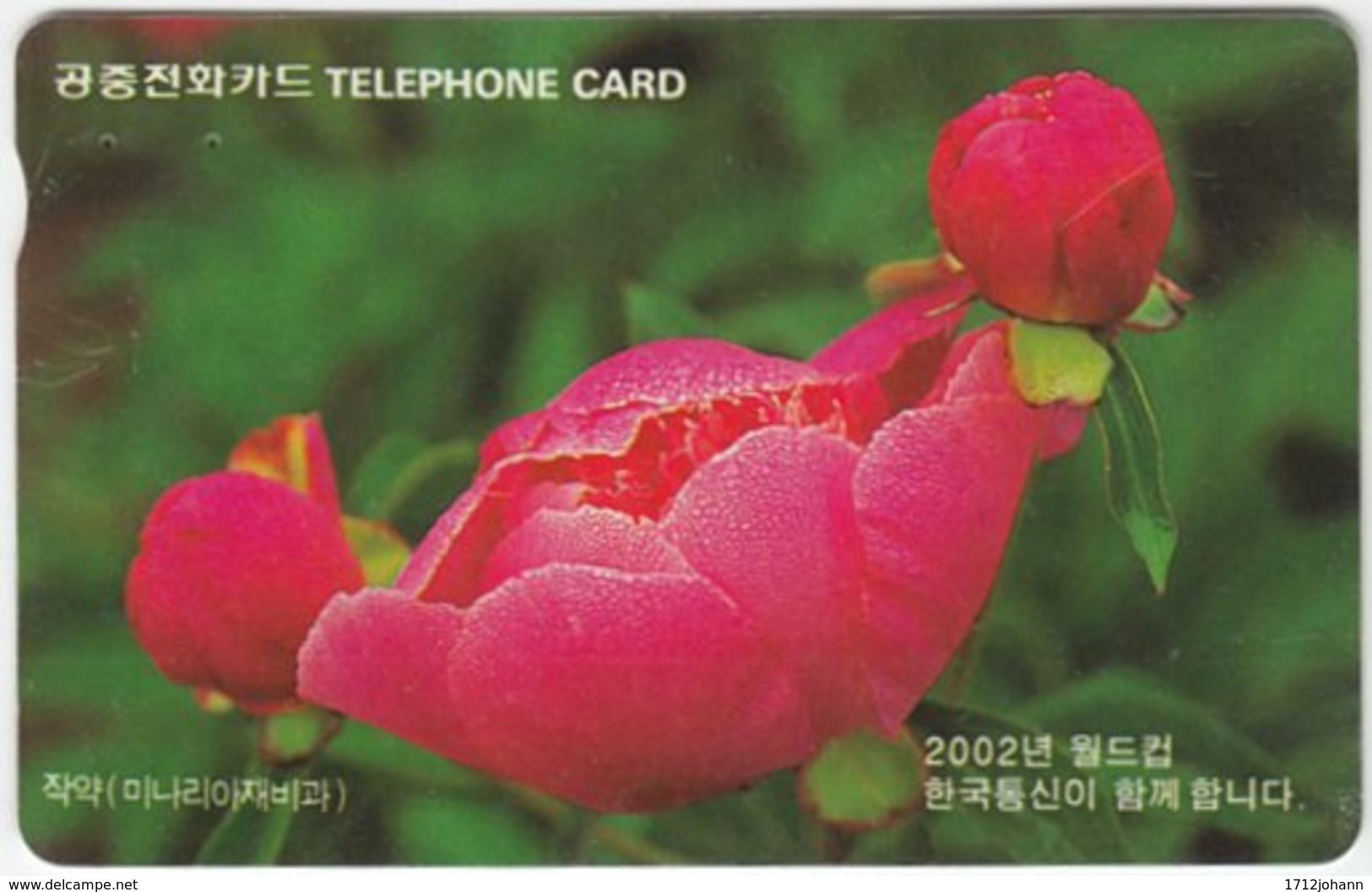 SOUTH KOREA A-365 Magnetic Telecom - Plant, Flower - Used - Korea (Süd)