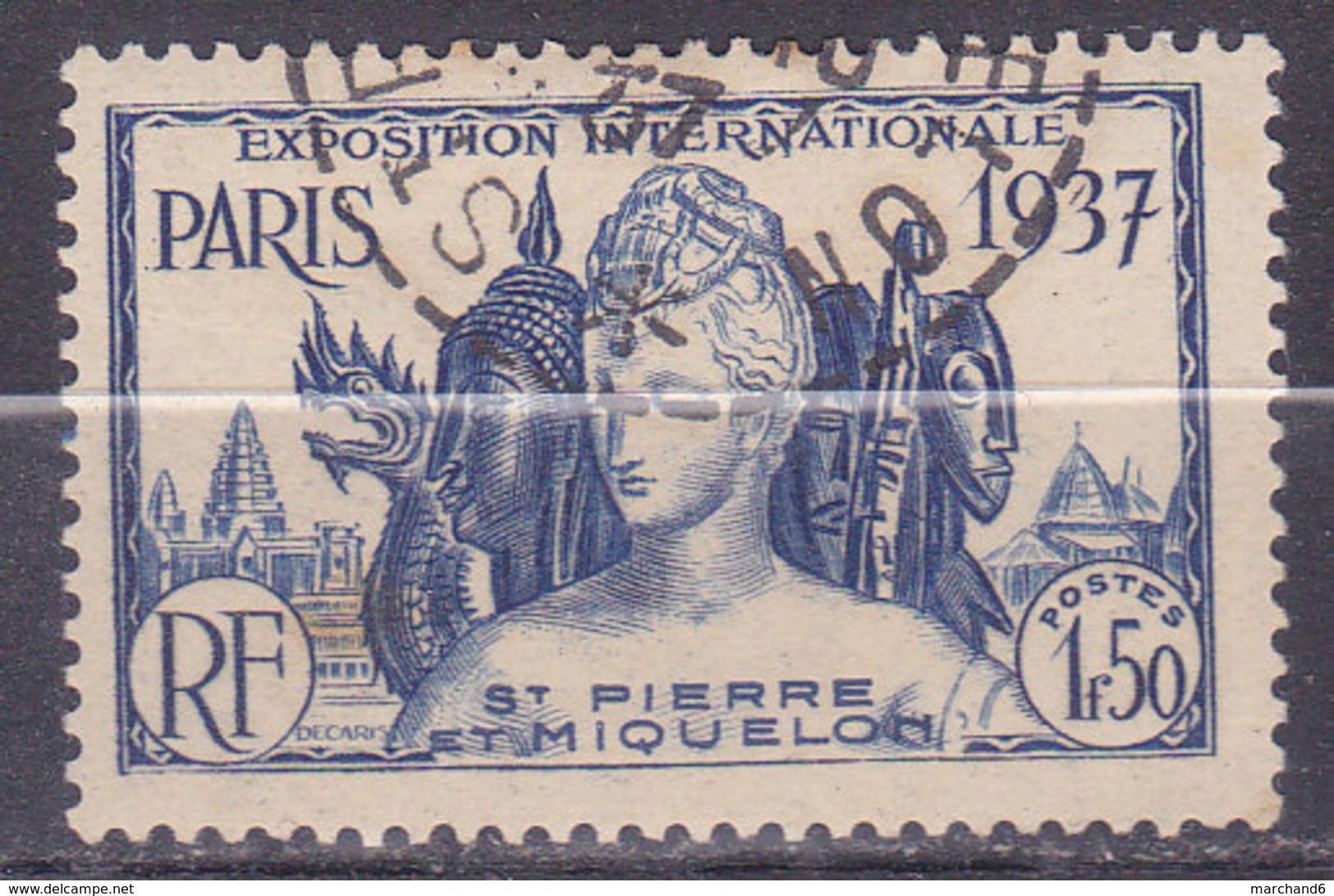 Saint Pierre Et Miquelon Exposition Internationale De Paris 1937  N°165 Oblitéré - Gebraucht