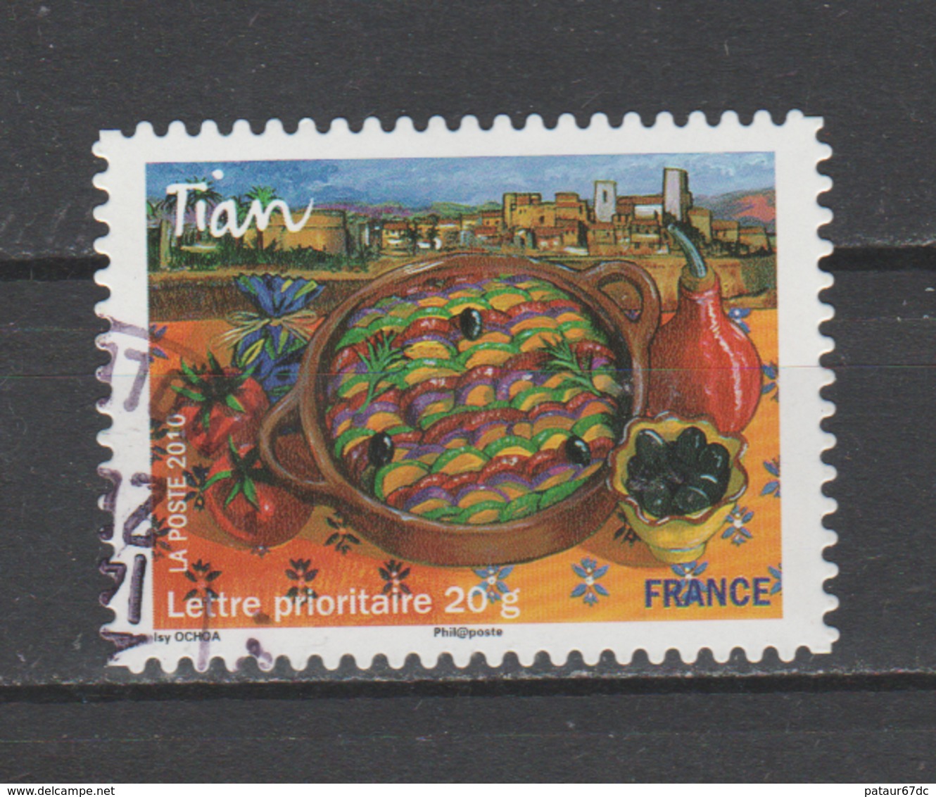 FRANCE / 2010 / Y&T N° AA 436 : "Saveurs De Nos Régions" (Tian) - Choisi - Cachet Rond - Used Stamps
