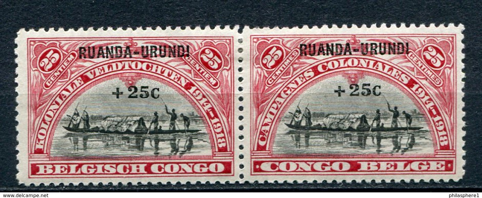 Ruanda - Urundi Nr.21/2 Paar       *  Unused       (002) - Ungebraucht