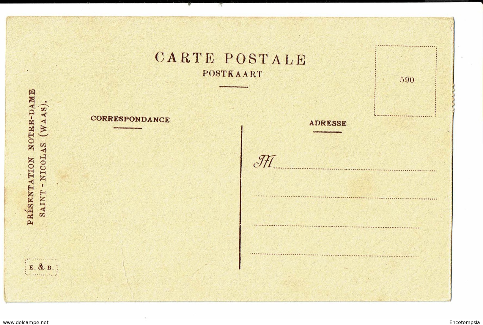 CPA - Carte Postale -Belgique -Sint-Niklaas-Waas- -Kerk -VM1328 - Sint-Niklaas