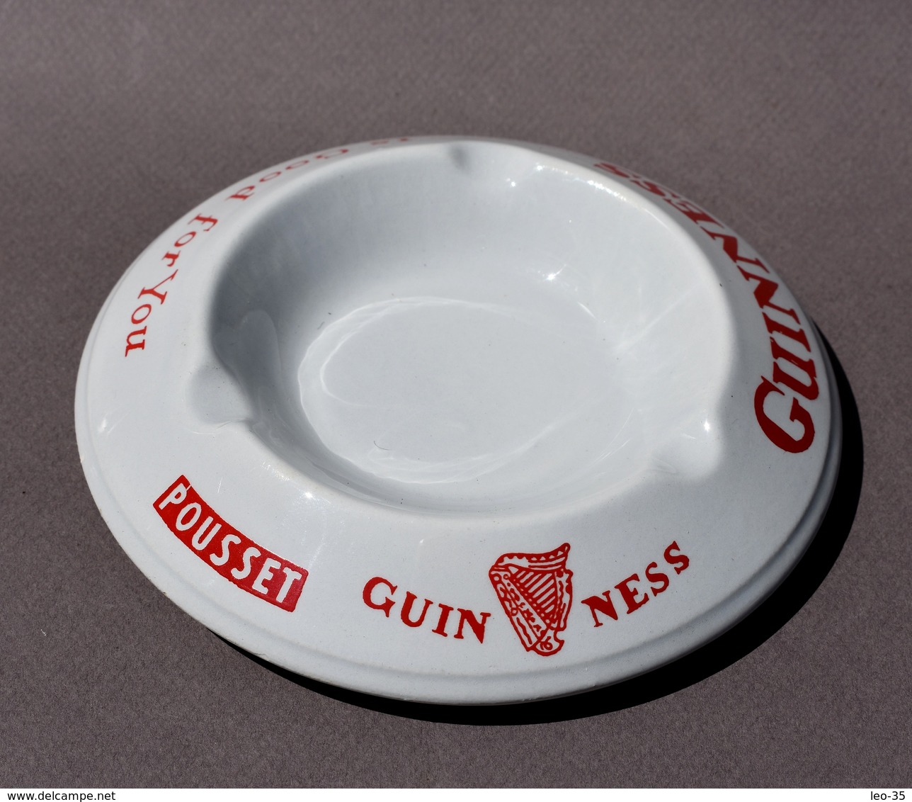 Cendrier En Faïence GUINNESS - Collection Objet Bistrot - Ashtrays