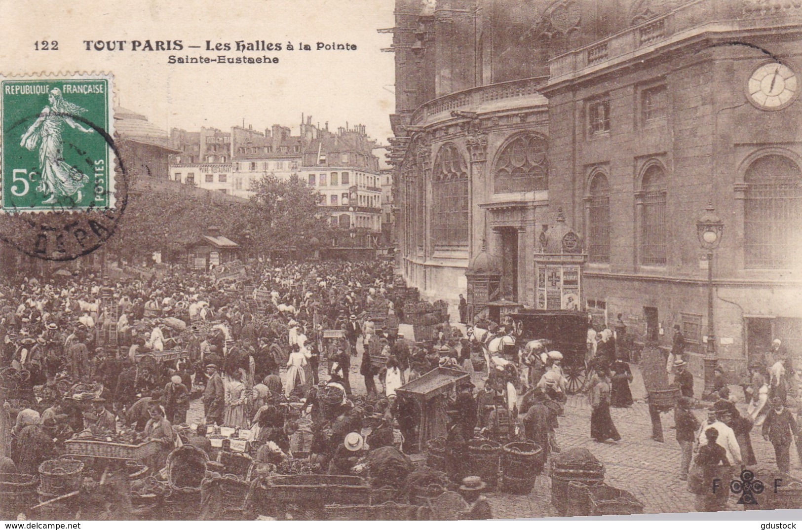 Paris - Les Halles à La Pointe Sainte-Eustache - Autres & Non Classés