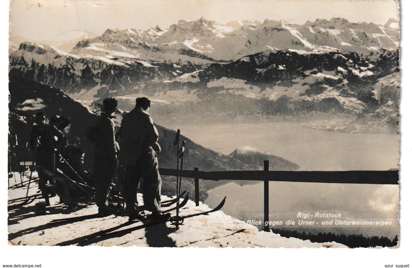 SUISSE / CP PHOTO / RIGI-ROTSTOCK  / 1944 - Autres & Non Classés