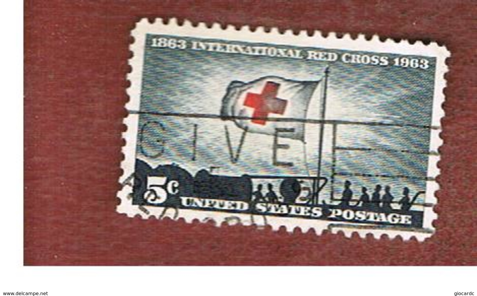 STATI UNITI (U.S.A.) - SG 1221 - 1963  RED CROSS CENTENARY     -  USED° - Used Stamps