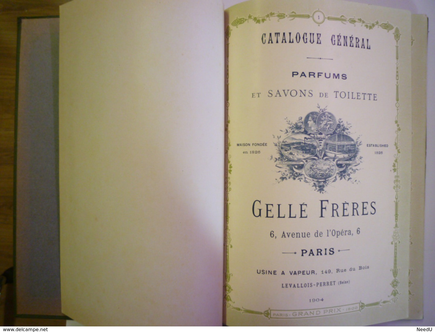 GP 2019 - 571  Magnifique CATALOGUE  " PARFUMERIE  Gellé Frères  1904 "    XXXX - Other & Unclassified