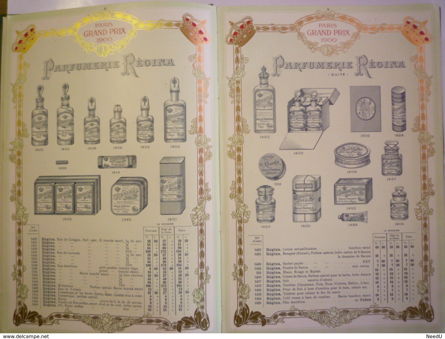 GP 2019 - 571  Magnifique CATALOGUE  " PARFUMERIE  Gellé Frères  1904 "    XXXX - Other & Unclassified