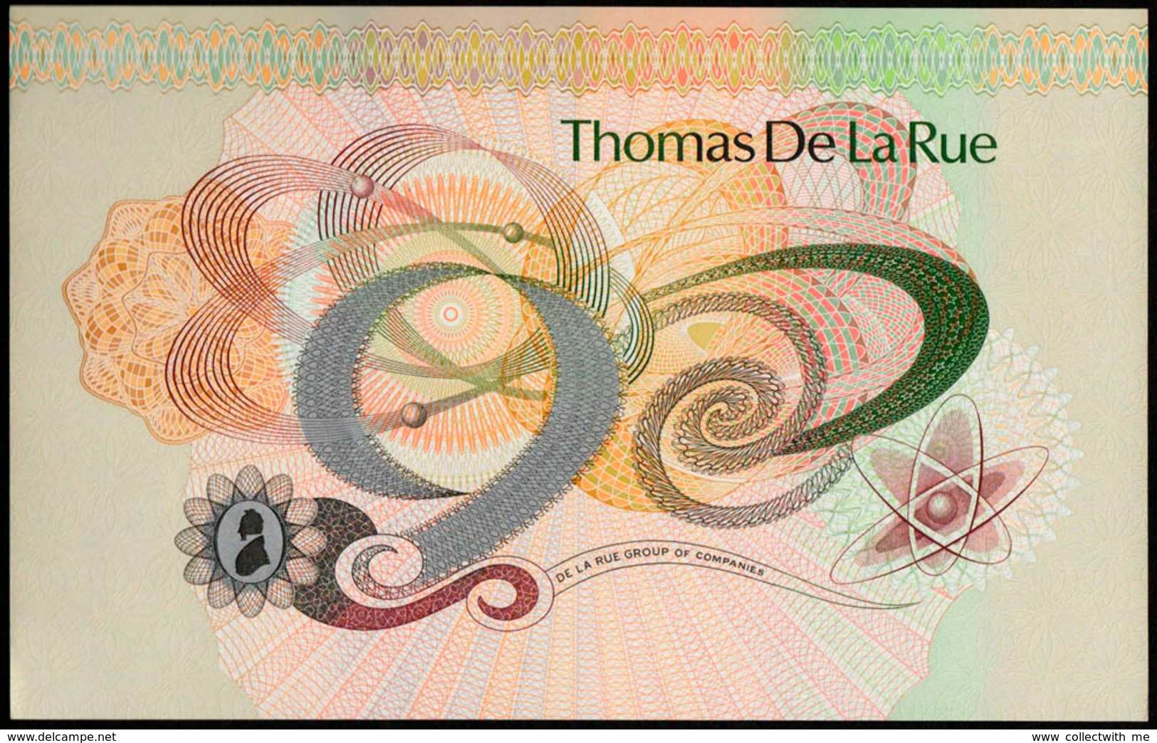 UK Test Note Thomas De La Rue UNC - Altri & Non Classificati