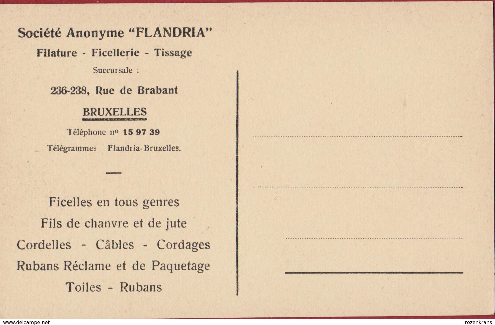 Sint-Gillis-bij-Dendermonde - S.A. Flandria - Ficellerie Bindgarenfabriek Kontroolzaal Factory Fabriek Cotton Mill - Dendermonde