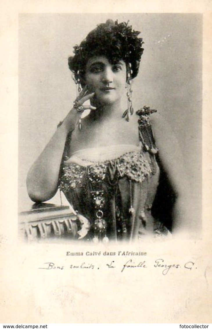 Emma Calvé (opéra) Dans L'Africaine - Opéra